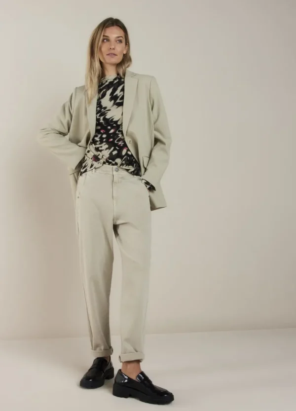 Vrouwen Summum Woman Broeken & Jumpsuits | Barrel Fit Broek