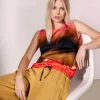 Vrouwen Summum Woman Tops & T-Shirts | Bedrukte Mouwloze Top