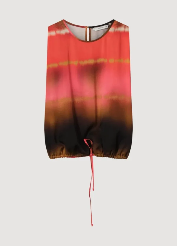 Vrouwen Summum Woman Tops & T-Shirts | Bedrukte Mouwloze Top