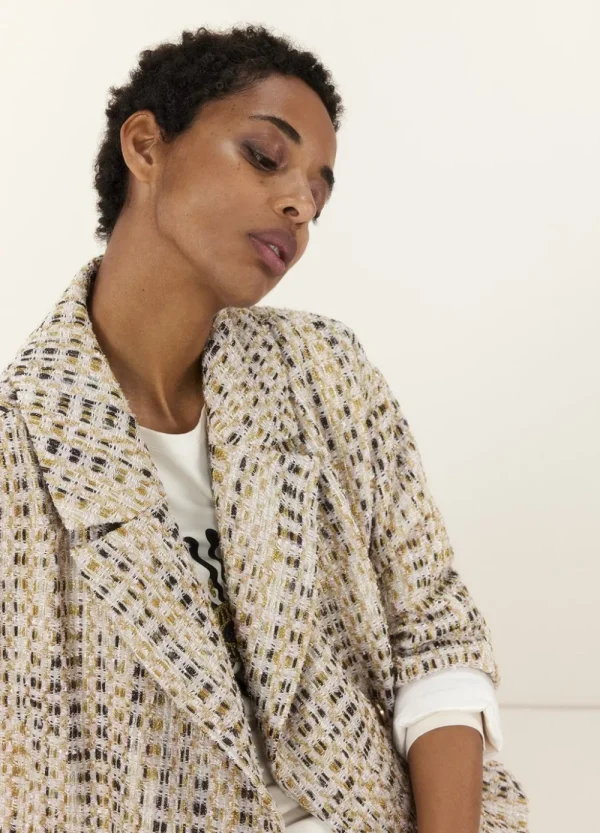 Vrouwen Summum Woman Jassen | Blazer Tweedstof