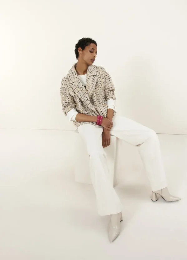 Vrouwen Summum Woman Jassen | Blazer Tweedstof