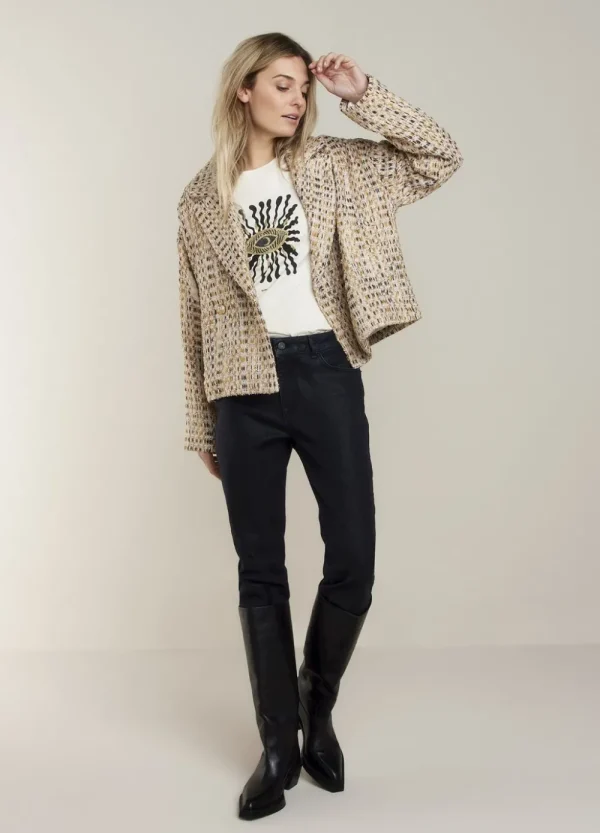 Vrouwen Summum Woman Jassen | Blazer Tweedstof