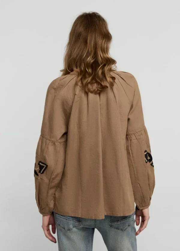 Vrouwen Summum Woman Blouses | Blouse In Linnenmix