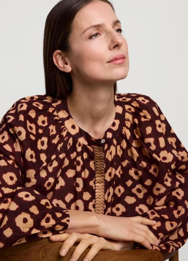 Vrouwen Summum Woman Blouses | Blouse Met Bloemenprint