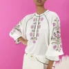 Vrouwen Summum Woman Blouses | Blouse Met Gebloemd Borduurwerk
