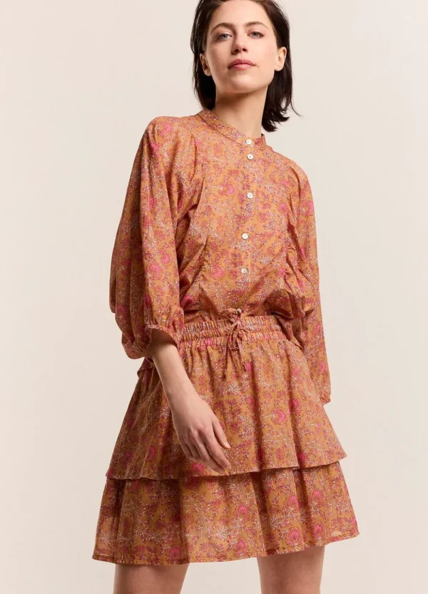 Vrouwen Summum Woman Blouses | Blouse Met Geplooide Ballonmouw