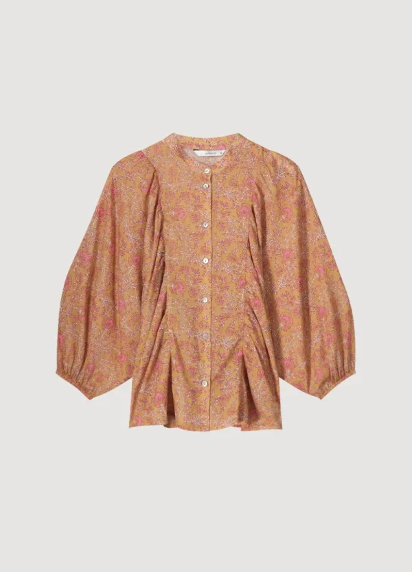 Vrouwen Summum Woman Blouses | Blouse Met Geplooide Ballonmouw
