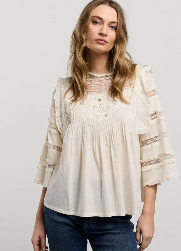 Vrouwen Summum Woman Blouses | Blouse Met Kant