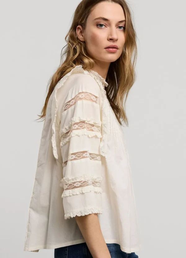 Vrouwen Summum Woman Blouses | Blouse Met Kant