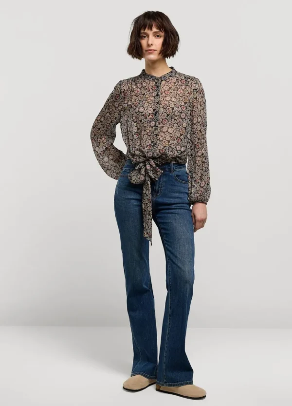 Vrouwen Summum Woman Tops & T-Shirts | Blouse Met Tailleband