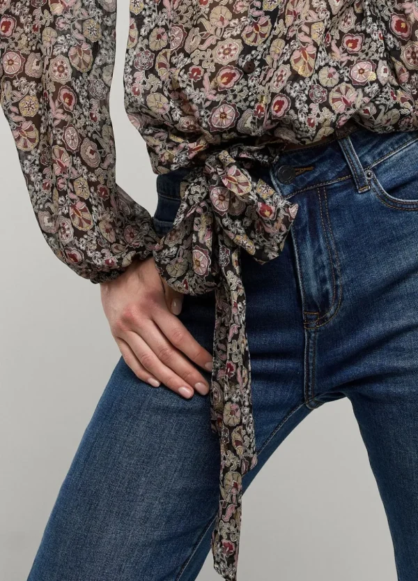 Vrouwen Summum Woman Tops & T-Shirts | Blouse Met Tailleband