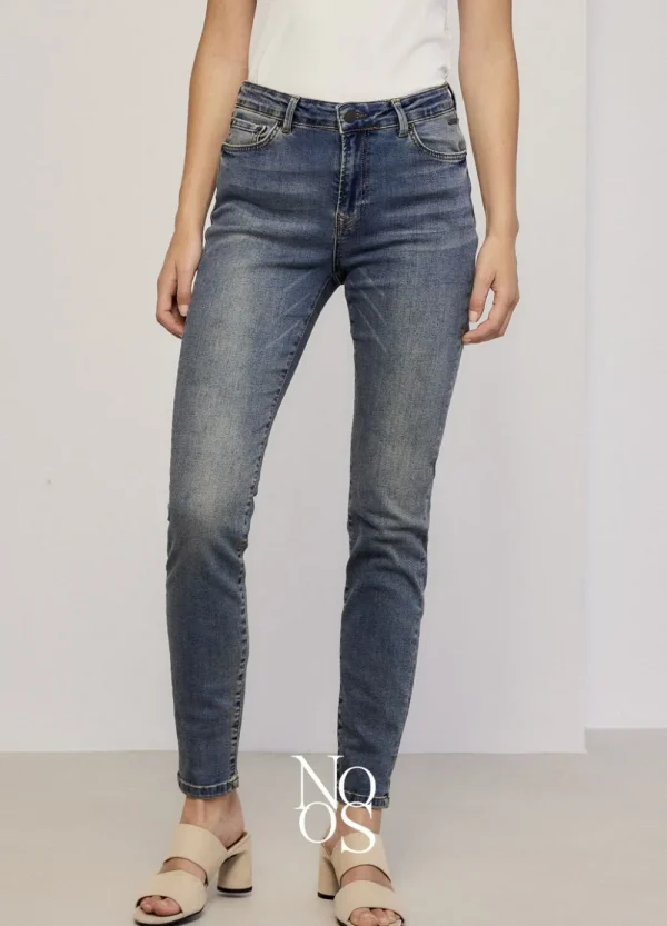 Vrouwen Summum Woman Broeken & Jumpsuits | Blue Daze Denim Tapered Jeans