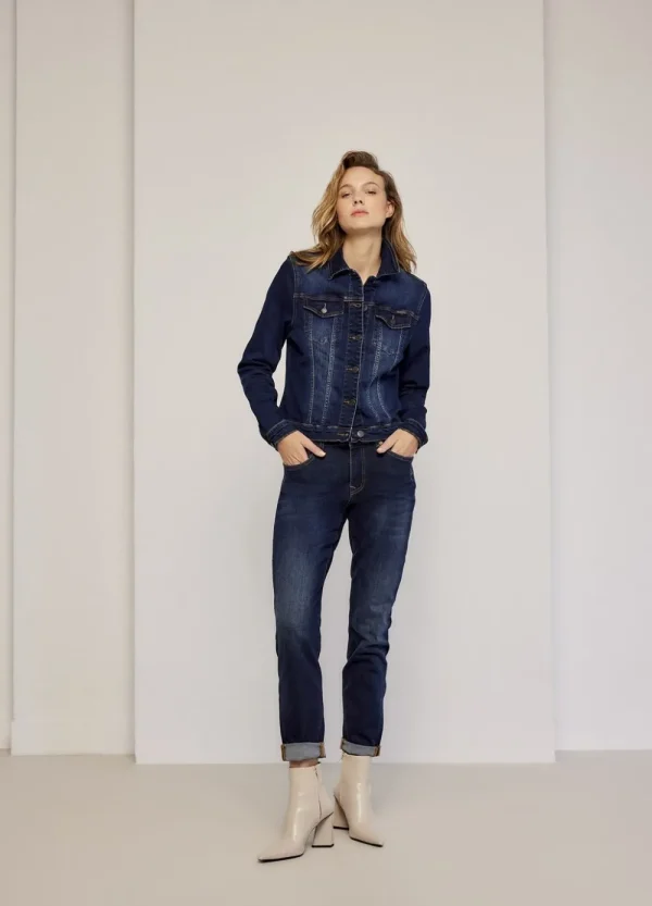 Vrouwen Summum Woman Broeken & Jumpsuits | Blue Daze Denim Tapered Jeans