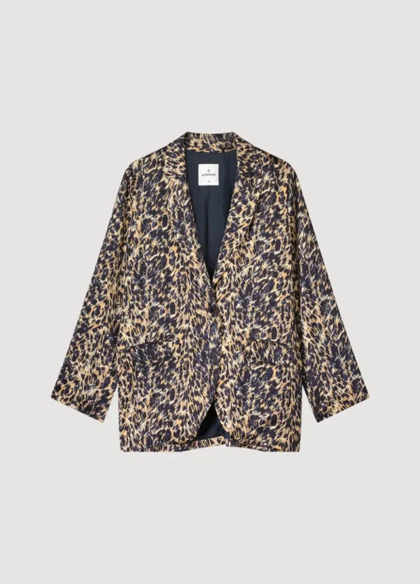 Vrouwen Summum Woman Blazers & Jasjes | Boyfriend Blazer Met Print