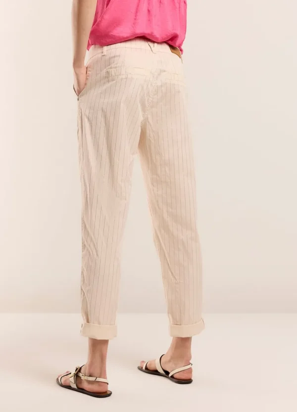 Vrouwen Summum Woman Broeken & Jumpsuits | Broek Met Metallic Streep