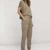 Vrouwen Summum Woman Broeken & Jumpsuits | Broek Met Opgestikte Zakken