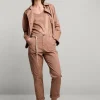 Vrouwen Summum Woman Broeken & Jumpsuits | Broek Met Opgestikte Zakken
