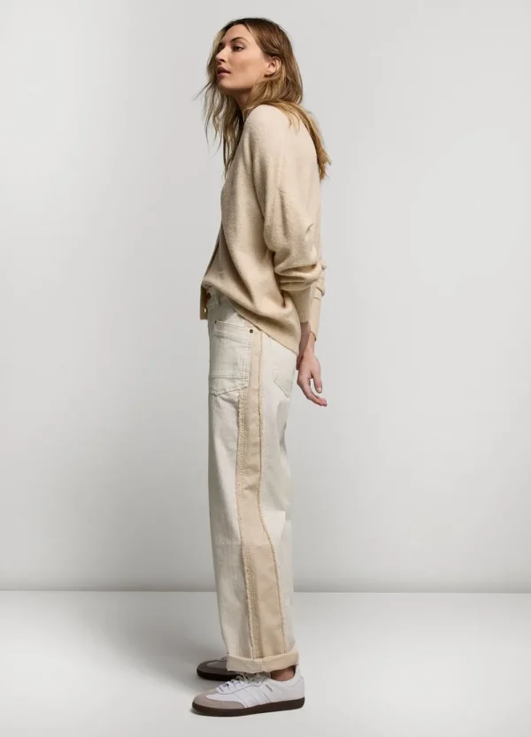 Vrouwen Summum Woman Broeken & Jumpsuits | Broek Met Opgestikte Zakken