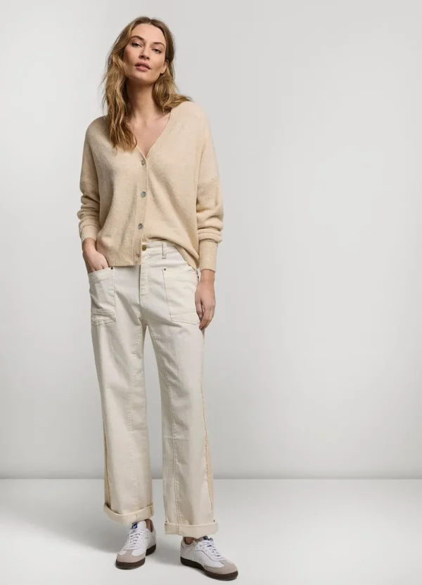 Vrouwen Summum Woman Broeken & Jumpsuits | Broek Met Opgestikte Zakken