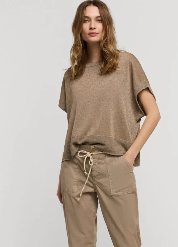 Vrouwen Summum Woman Broeken & Jumpsuits | Broek Met Opgestikte Zakken