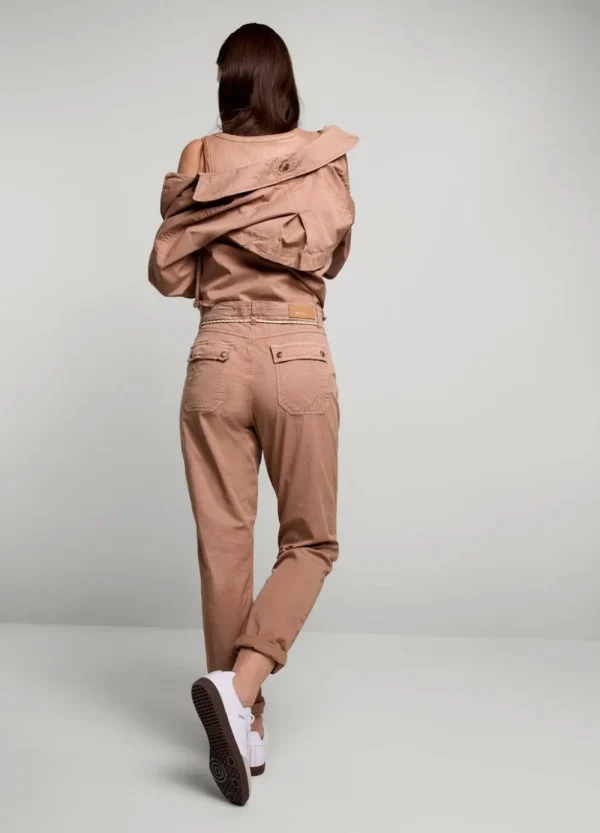 Vrouwen Summum Woman Broeken & Jumpsuits | Broek Met Opgestikte Zakken