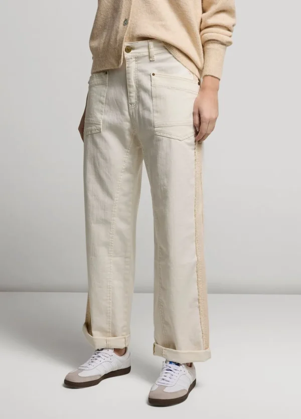 Vrouwen Summum Woman Broeken & Jumpsuits | Broek Met Opgestikte Zakken