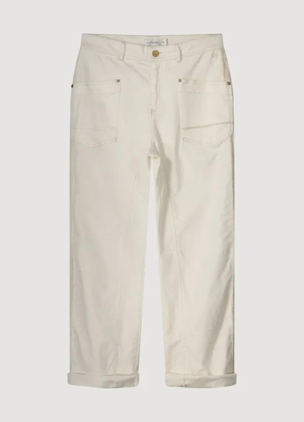 Vrouwen Summum Woman Broeken & Jumpsuits | Broek Met Opgestikte Zakken