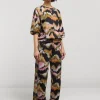 Vrouwen Summum Woman Broeken & Jumpsuits | Broek Met Waterverf-Print