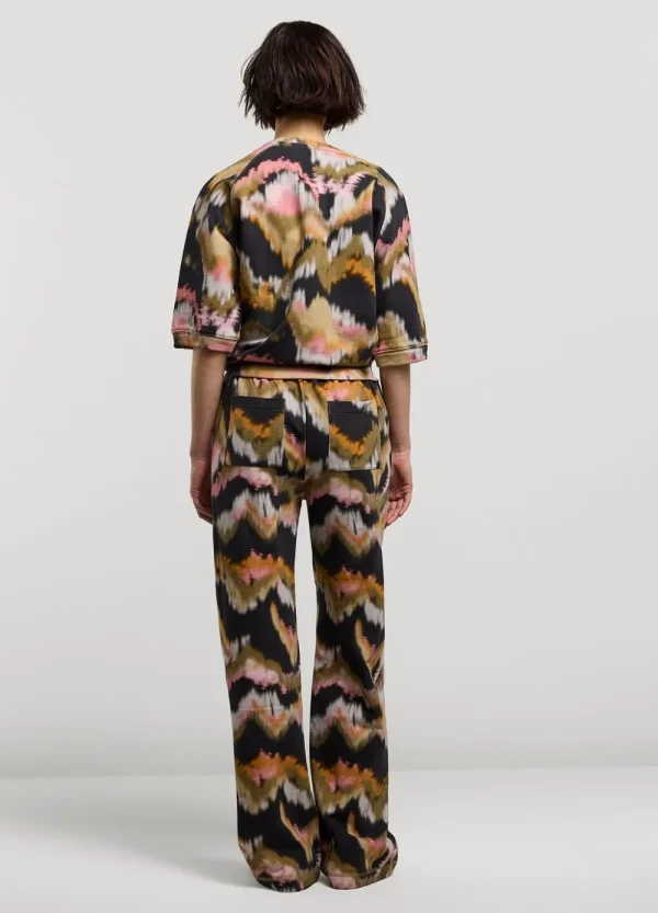 Vrouwen Summum Woman Broeken & Jumpsuits | Broek Met Waterverf-Print