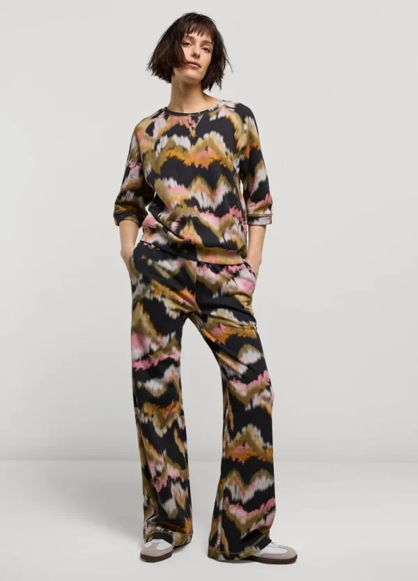 Vrouwen Summum Woman Broeken & Jumpsuits | Broek Met Waterverf-Print