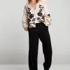 Vrouwen Summum Woman Broeken & Jumpsuits | Broek Met Wijde Pijpen