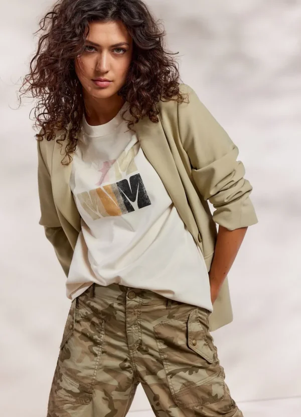 Vrouwen Summum Woman Broeken & Jumpsuits | Camouflage Cargobroek