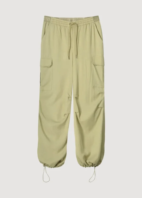 Vrouwen Summum Woman Broeken & Jumpsuits | Cargobroek Elastische Taille