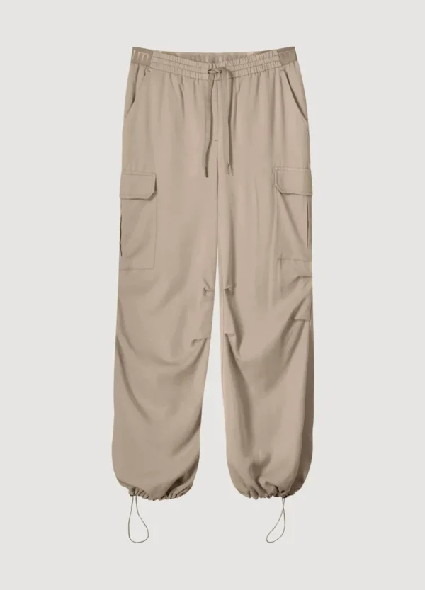 Vrouwen Summum Woman Broeken & Jumpsuits | Cargobroek Elastische Taille