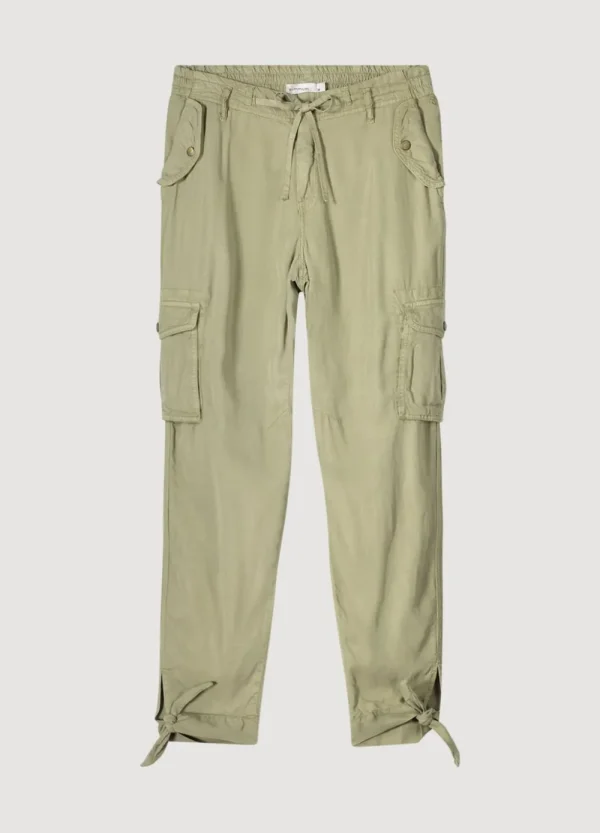 Vrouwen Summum Woman Broeken & Jumpsuits | Cargobroek Met Strik