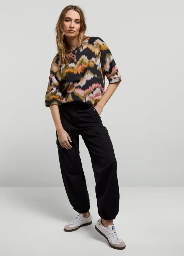 Vrouwen Summum Woman Broeken & Jumpsuits | Cargobroek Rechte Pijp