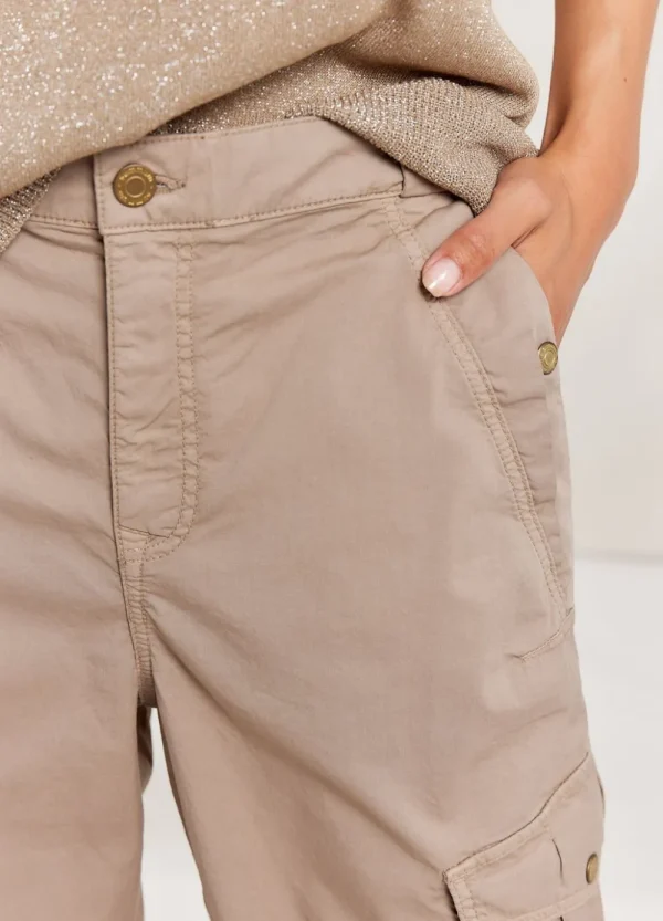 Vrouwen Summum Woman Broeken & Jumpsuits | Cargobroek Rechte Pijp