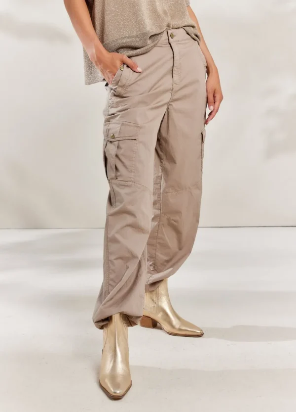 Vrouwen Summum Woman Broeken & Jumpsuits | Cargobroek Rechte Pijp