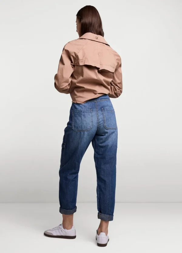 Vrouwen Summum Woman Jeans | Denim Cargobroek
