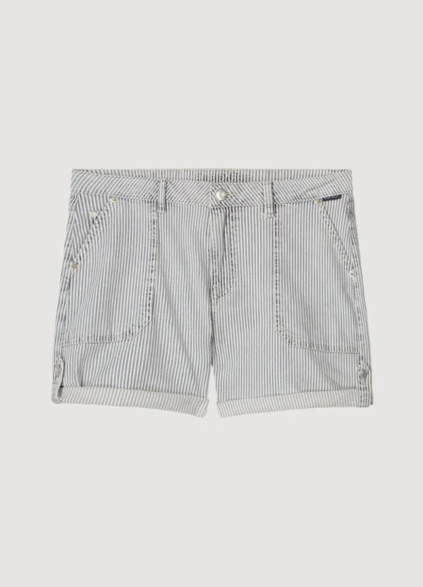 Vrouwen Summum Woman Shorts | Denim Streepjesshort