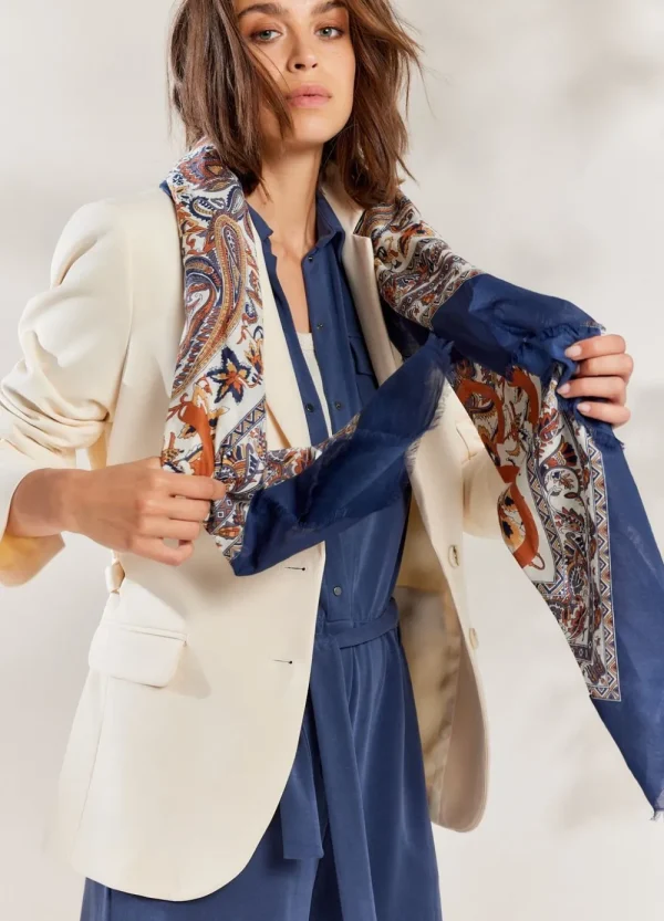 Vrouwen Summum Woman Accessoires | Dunne Sjaal Met Prints