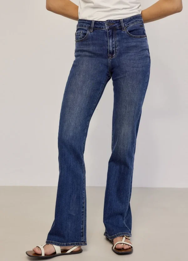 Vrouwen Summum Woman Broeken & Jumpsuits | Flared Blue Daze Denim