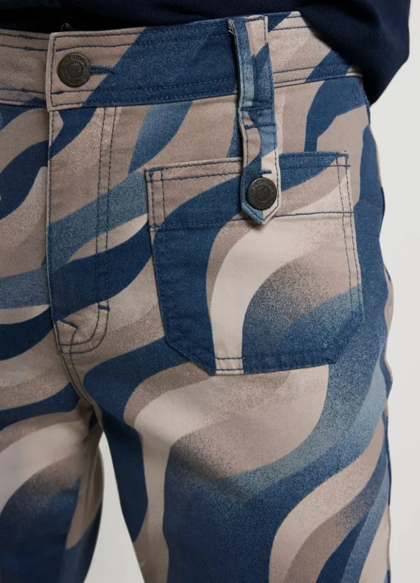 Vrouwen Summum Woman Broeken & Jumpsuits | Flared Broek Met Print