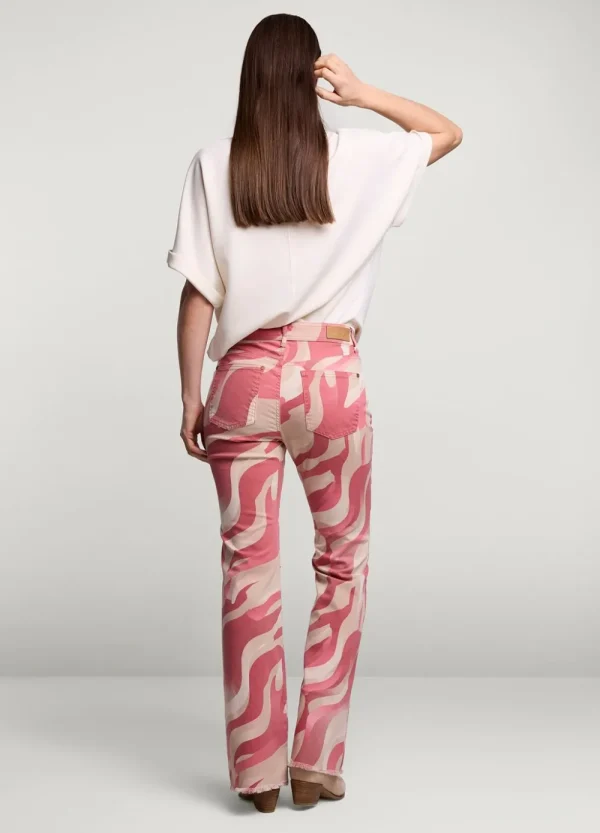 Vrouwen Summum Woman Broeken & Jumpsuits | Flared Broek Met Print