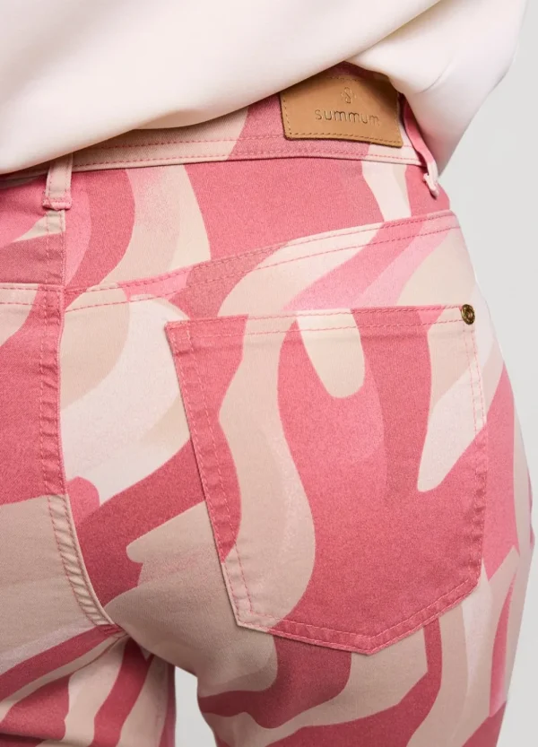Vrouwen Summum Woman Broeken & Jumpsuits | Flared Broek Met Print