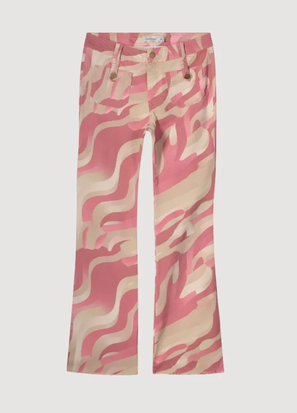 Vrouwen Summum Woman Broeken & Jumpsuits | Flared Broek Met Print