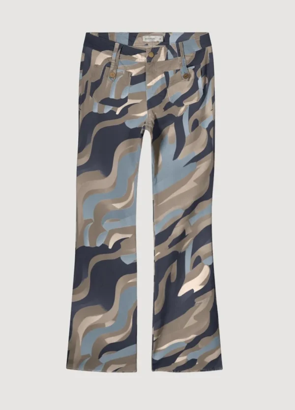 Vrouwen Summum Woman Broeken & Jumpsuits | Flared Broek Met Print