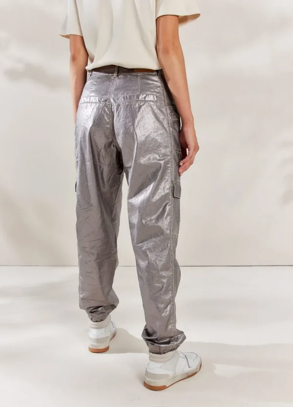 Vrouwen Summum Woman Broeken & Jumpsuits | Foil Print Cargo