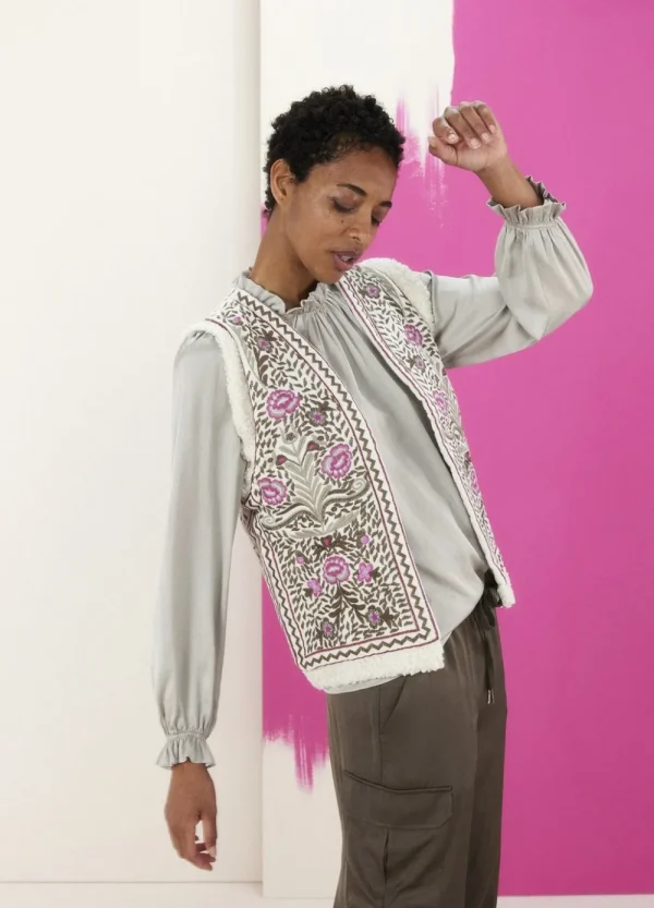 Vrouwen Summum Woman Blazers & Jasjes | Geborduurd Gilet