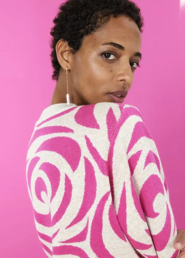 Vrouwen Summum Woman Truien & Vesten | Gebreide Jacquard Trui